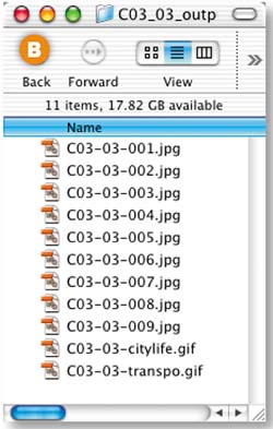 Changing the Output Folder.