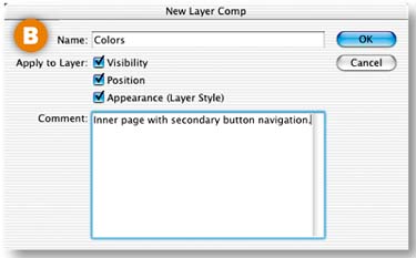 Layer Comp Properties.