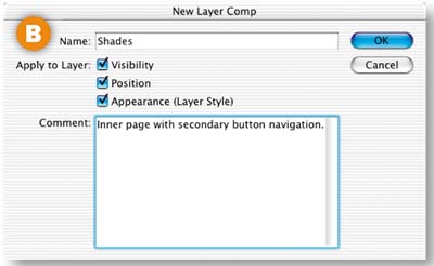 Layer Comp Properties.