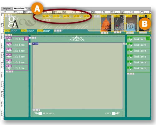 Expand the Slice Palette.