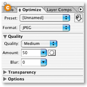 Expand the Slice Palette.