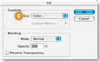 Customizing a Layer Style.