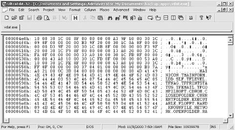 For opcode patching, we recommend UltraEdit, an advanced Windows hex editor