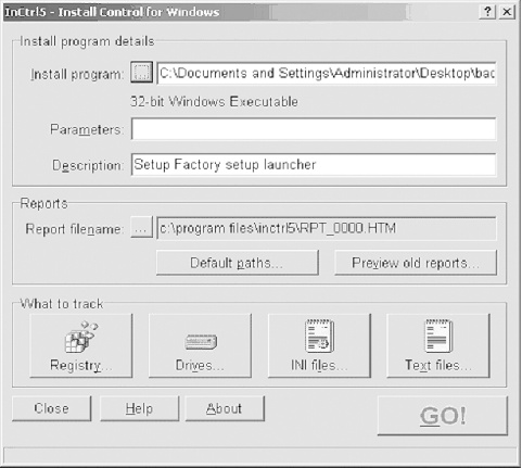 In Control 5 install manager