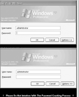 tscrack brute force password testing in action
