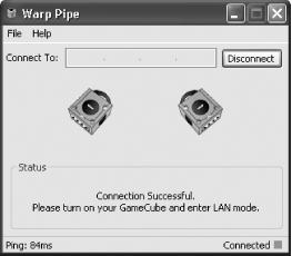 Warp Pipe, connecting you to other GameCube users online