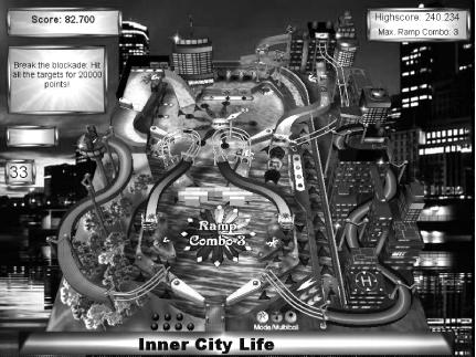The Visual Pinball editing screen