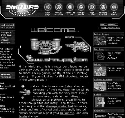 Shmups.com, the daddy of Internet sites about shooters