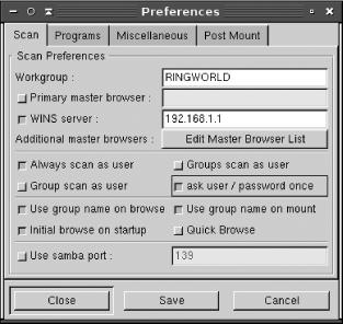 LinNeighborhood configuration
