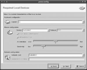 PXES can autodetect most hardware types