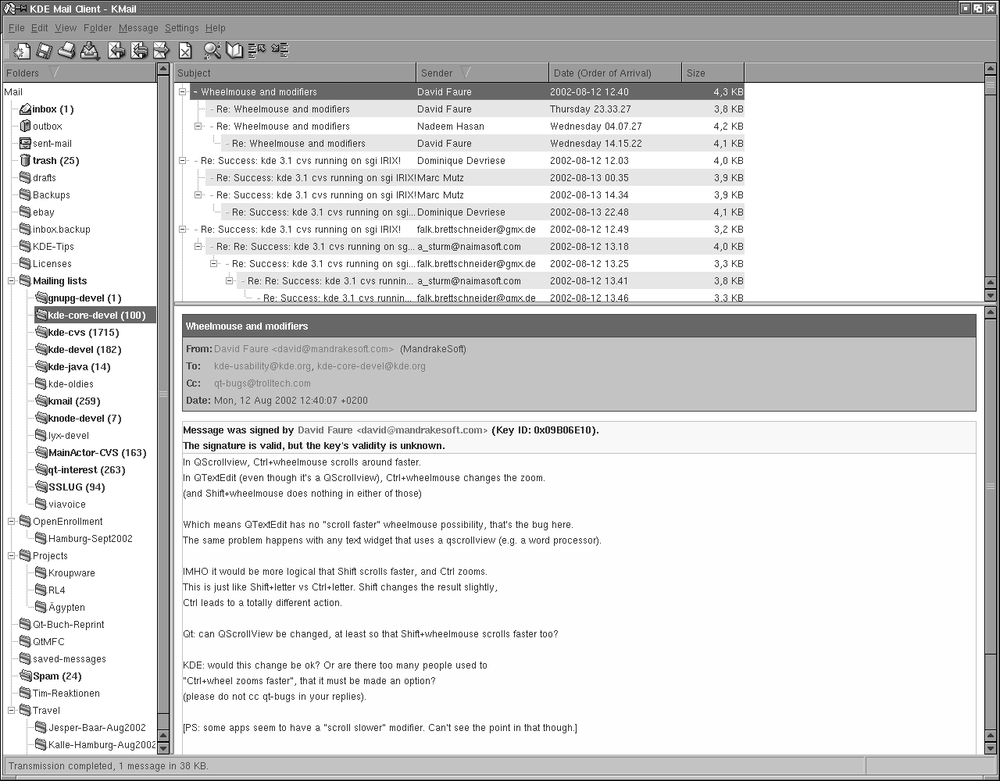 KMail mailer