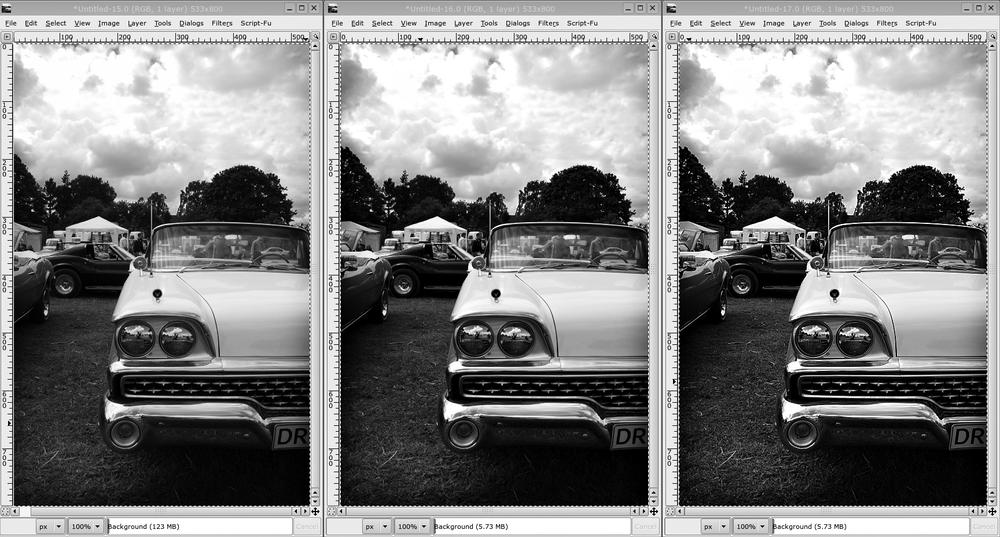 Two passes of Unsharp Mask