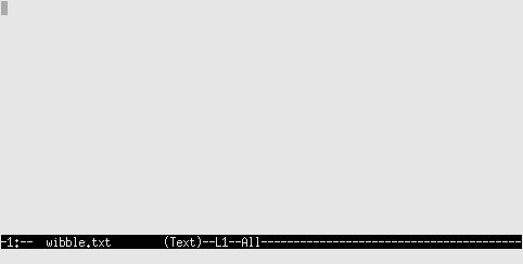 Emacs when opening a new file