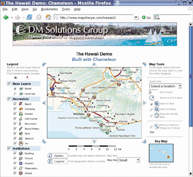A MapServer-based tourism application for Hawaii from MapSherpa