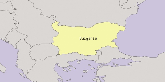 Simple color theming of countries, highlighting a particular polygon and setting a background color