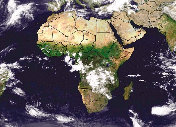 Map produced by OpenEV using the GML file downloaded from the WFS and some other imagery