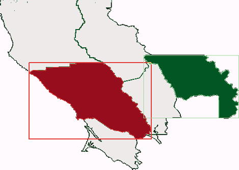 Yolo County’s bounding box overlapping Sonoma County’s even though they aren’t adjacent polygons
