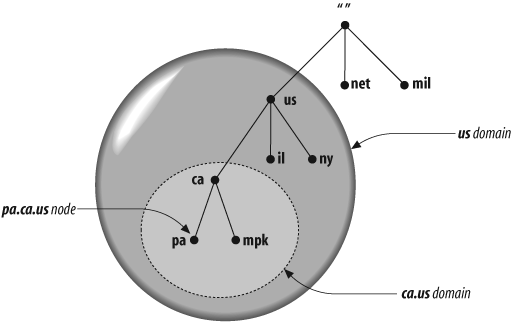 A node in multiple domains