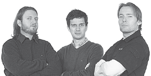 The authors (from left): Bartosz Porębski, Karol Przystalski and Leszek Nowak.