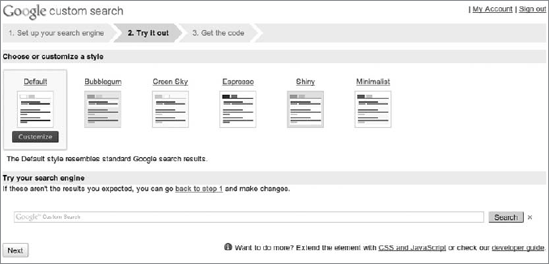 Step 2 — Picking a stylesheet
