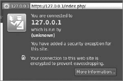 Secured connection information