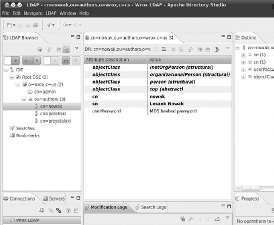 Apache Directory Studio.