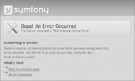 Symfony's 500 Internal Server Error