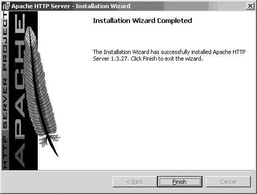 MSI installation finished