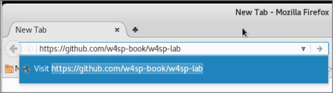 Firefox to GitHub screeshot.