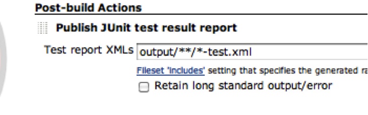 Publishing JUnit XML output in Jenkins