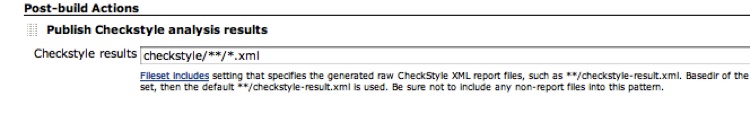 Publishing Checkstyle output in a Jenkins project