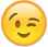 winking face emoji