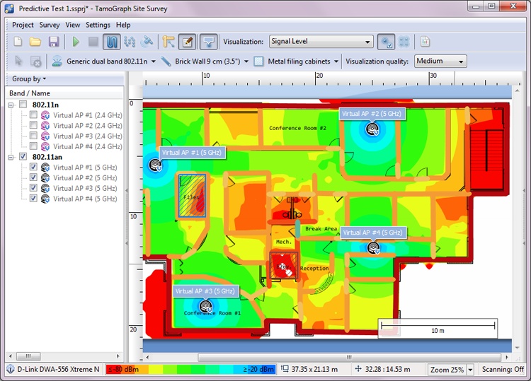 Wireless capacity planning with TamoGraph