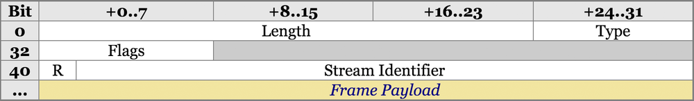 Common 9-byte frame header
