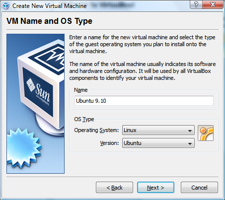 Creating a virtual machine