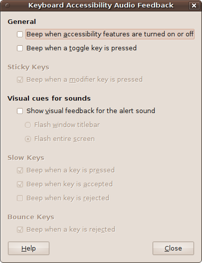 Audio and visual alerts are available if required