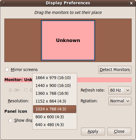 This VirtualBox installation of Ubuntu can now use resolutions up to 1664 × 979