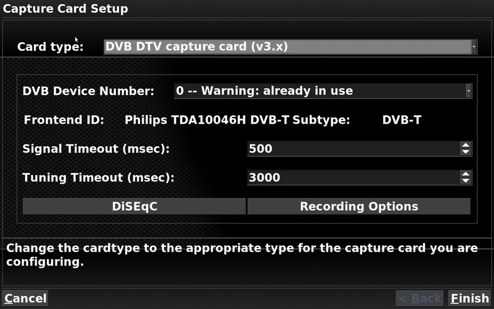 Identifying your TV tuner card