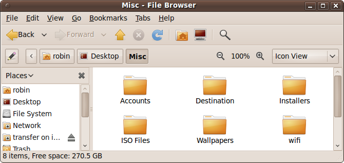 Underneath the menu bar are two toolbars