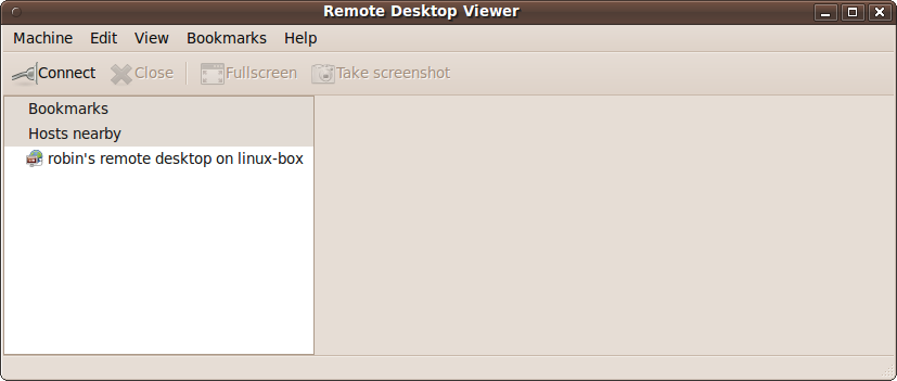 The Remote Desktop Viewer