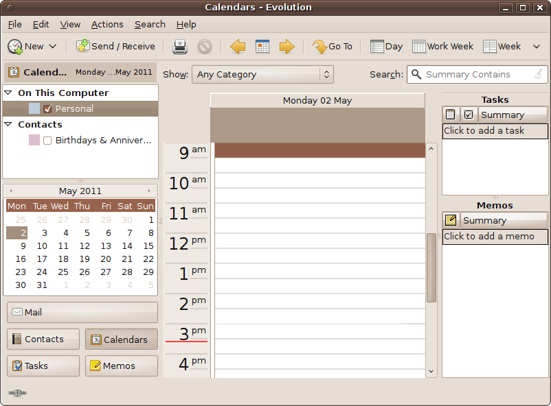 The Evolution Calendars program is the perfect companion to OpenOffice.org