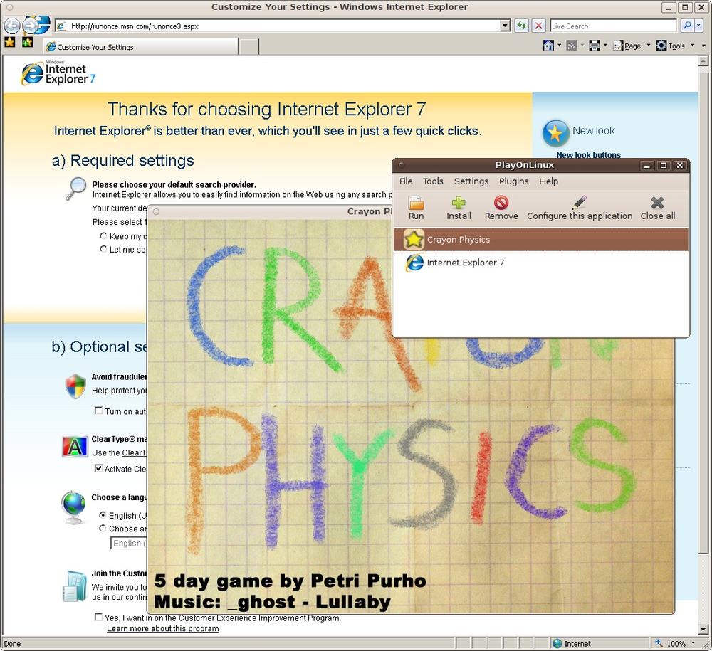 Multiple programs can be run simultaneously
