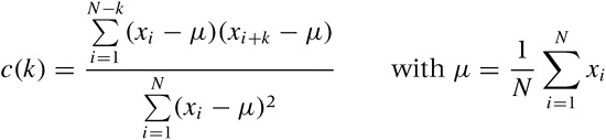 The Correlation Function