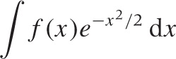 Optional: Gaussian Integrals