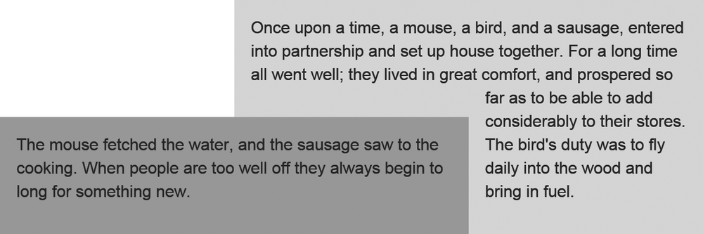 CSS Exclusions work nicely with CSS grids to create layout patterns that have previously not been possible.