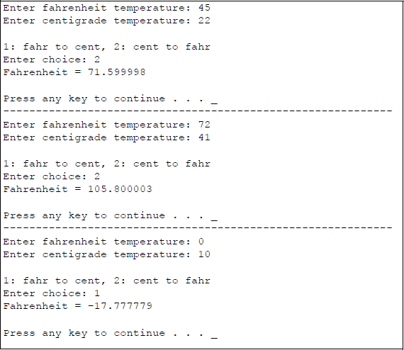 Figure showing program to illustrate using the if statement: (a) the C program and (b) the outputs.