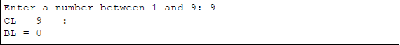 Figure showing assembly language program to illustrate the implementation of a for loop: (a) the program and (b) the outputs.