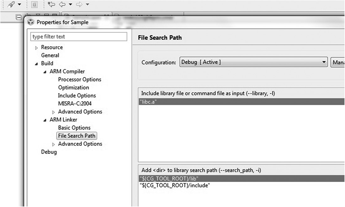 Image of Properties dialog box.