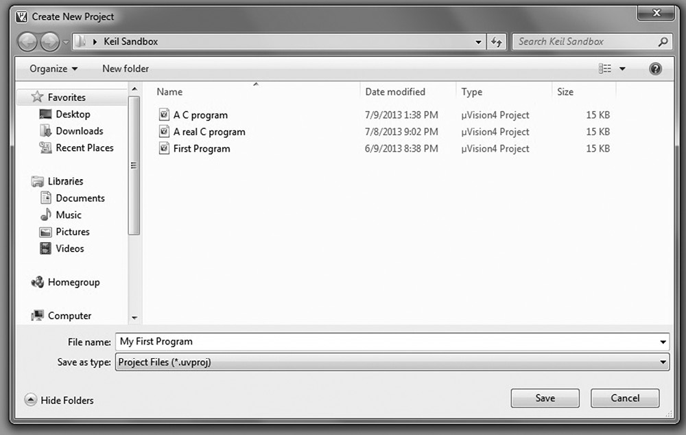 Image of Naming the project.