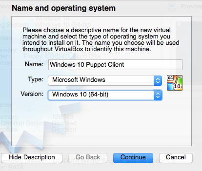 VirtualBox Windows VM